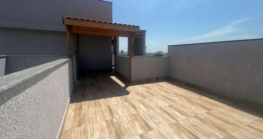 Cobertura à venda na rua aracaju, vila alzira, santo andré - sp