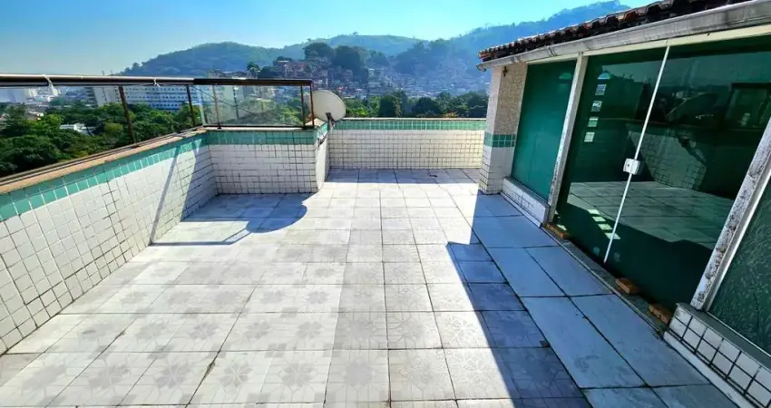 Cobertura à venda na rua visconde de santa isabel, vila isabel, rio de janeiro - rj