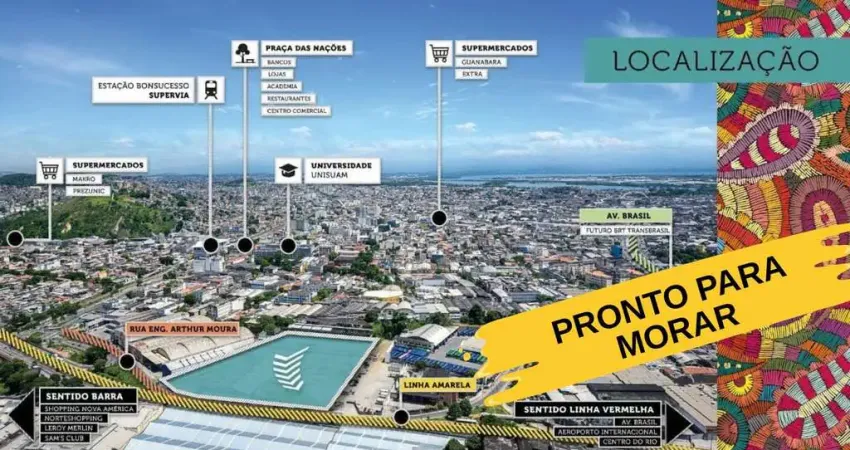 Apartamento à venda na rua engenheiro artur moura, bonsucesso, rio de janeiro - rj