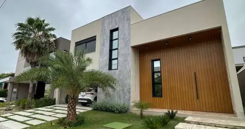 Sobrado de luxo, condomínio Villa Jardim, 5 suítes, 6 vagas garagem