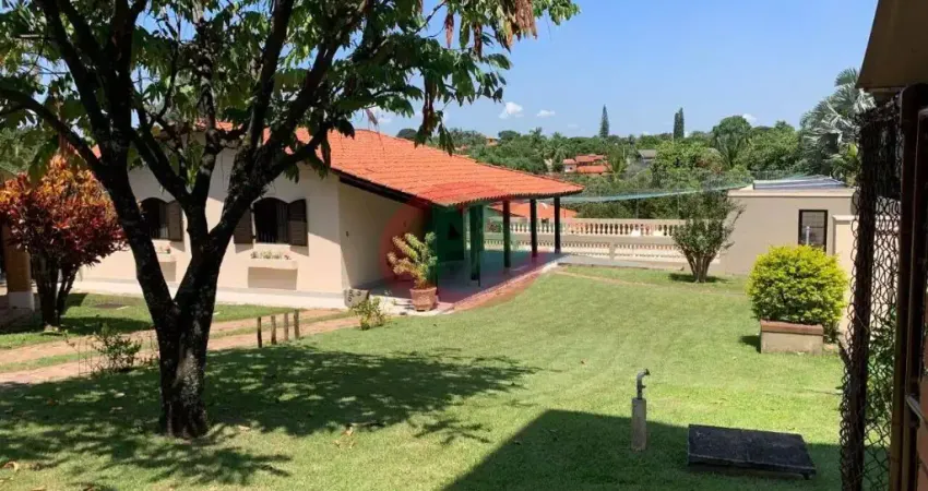 Chácara  fundo para o lago com 4 quartos, 2.500 m², à venda por R$ 1.800.000- Colinas do Mosteiro de Itaici - Indaiatuba/SP