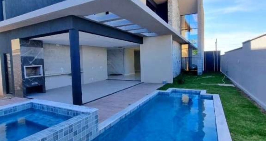Belíssima casa no Alphaville Ceará com 4 suítes, piscina privativa com hidro