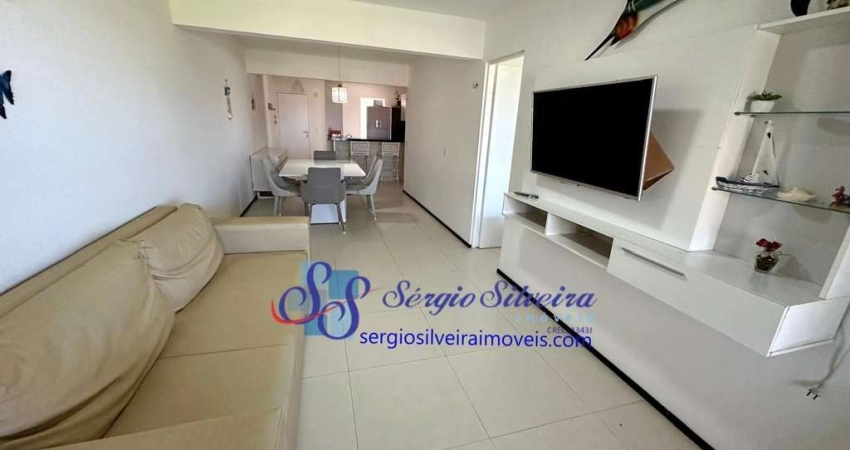 Apartamento mobiliado, nascente e vista mar no Aquaville Resort - Porto das Dunas