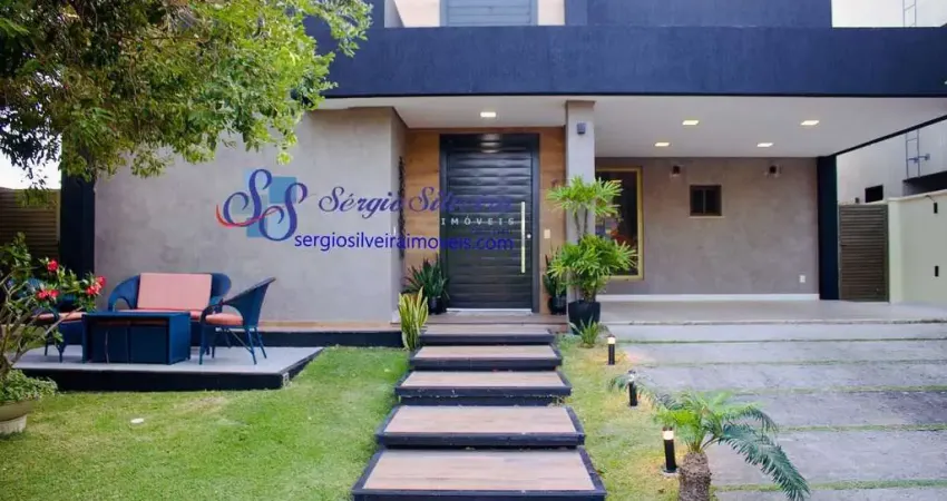 Belíssima casa no alphaville fortaleza com 4 suítes e lazer completo