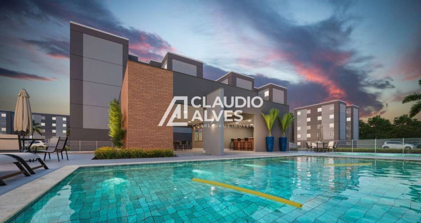 APARTAMENTO COM 2 QUARTOS EM CONDOMÍNIO NO BAIRRO PAPAGAIO