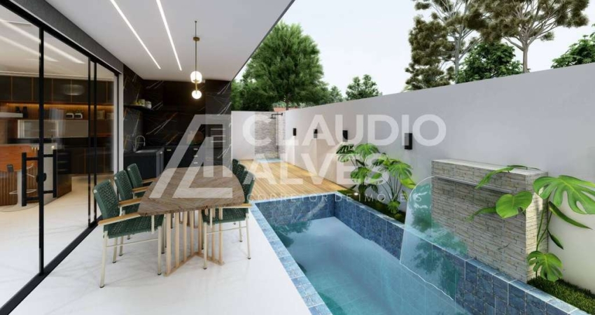 CASA DE ALTO PADRÃO COM 4 SUÍTES E ÁREA GOURMET COMPLETA