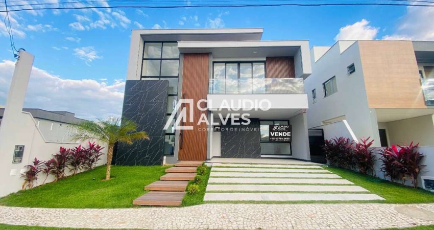 CASA COM 4 SUÍTES SENDO 3 COM CLOSET E VARANDA PISCINA E GOURMET COMPLETA