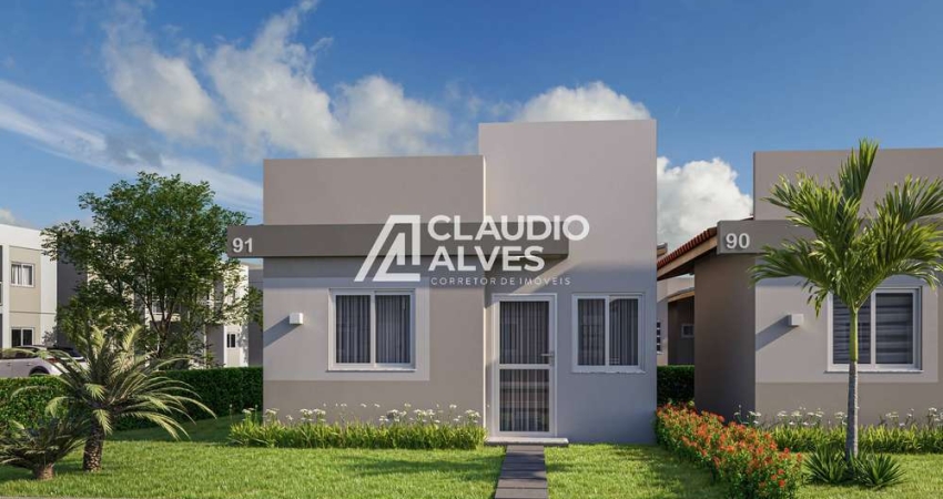 CASA COM 2 QUARTOS EM CONDOMÍNIO NO BAIRRO PAPAGAIO ÁLAMO RESIDENCE
