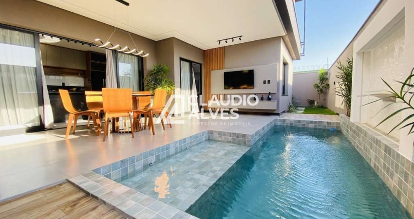 CASA DE ALTO PADRÃO COM 4 SUÍTES PISCINA E ÁREA GOURMET COMPLETA