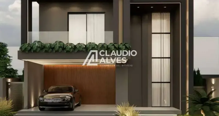 CASA DE ALTO PADRÃO COM 4 SUÍTES PISCINA E ÁREA GOURMET EM CONDOMÍNIO
