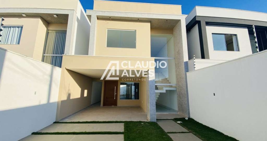 CASA COM 3 SUÍTES E ÁREA GOURMET COMPLETA NO BAIRRO SIM PRONTA PARA MORAR