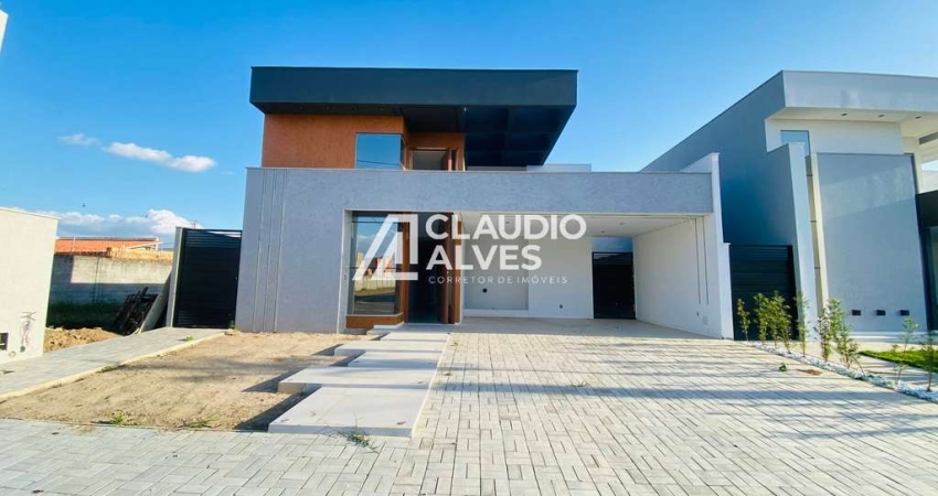 CASA COM 3 SUÍTES E ÁERA COM GOURMET EM CONDOMÍNIO DE ALTO PADRÃO