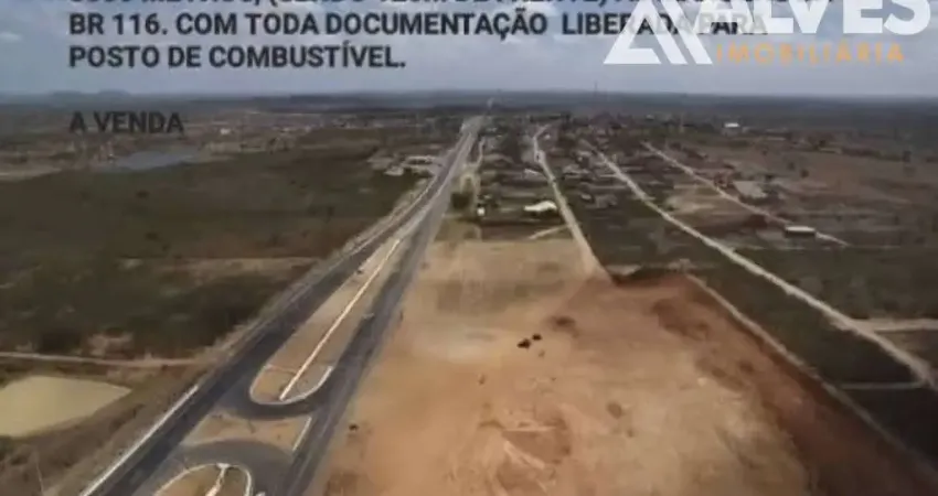 Terreno comercial com liberação do dnit para posto de combustivel
