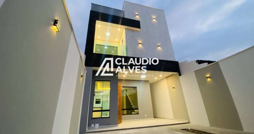 CASA COM 4 QUARTOS, SUÍTE MASTER  E ÁREA GOURMET COMPLETA