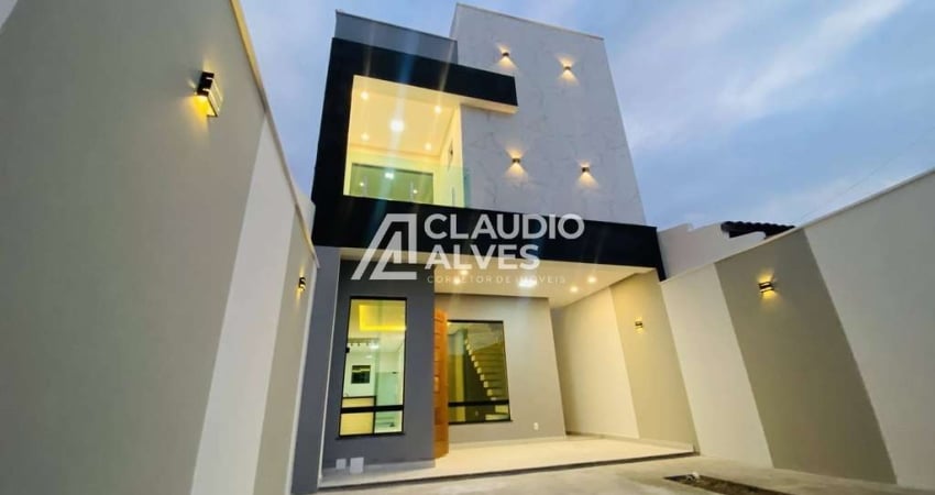 CASA COM 4 QUARTOS, SUÍTE MASTER  E ÁREA GOURMET COMPLETA