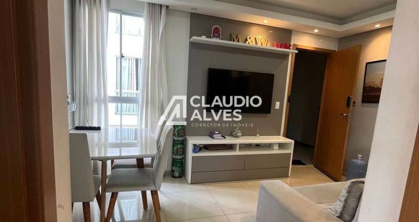 APARTAMENTO MOBILIADO COM 2 QUARTOS CONDOMÍNIO FLORA