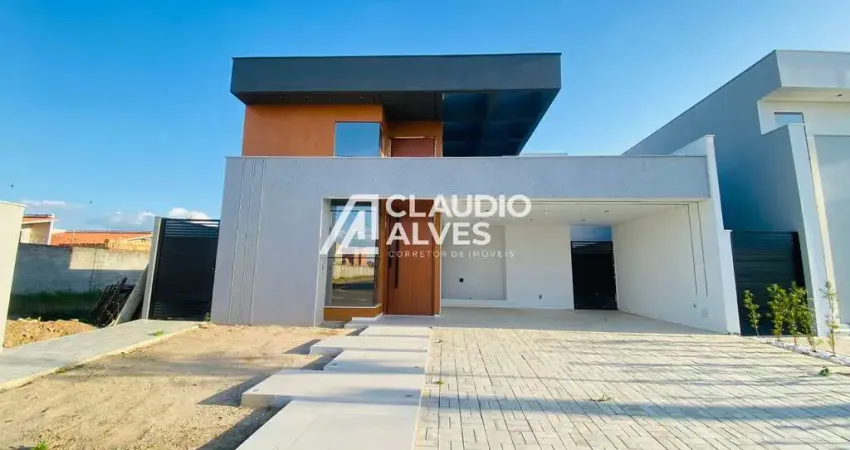 CASA COM 3 SUÍTES E ÁERA COM GOURMET EM CONDOMÍNIO DE ALTO PADRÃO
