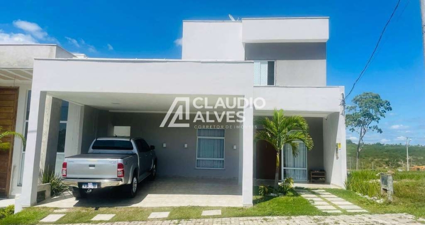 CASA COM 3 SUÍTES PISCINA E ÁREA GOURMET COMPLETA EM CONDOMÍNIO
