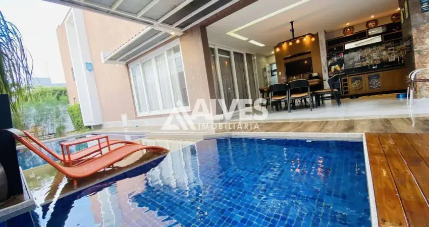 Casa de alto padrão com 4 suítes piscina e área gourmet  nature villve