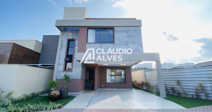 CASA COM 3 QUARTOS SENDO 1 SUÍTE MASTER COM CLOSET EM CONDOMÍNIO