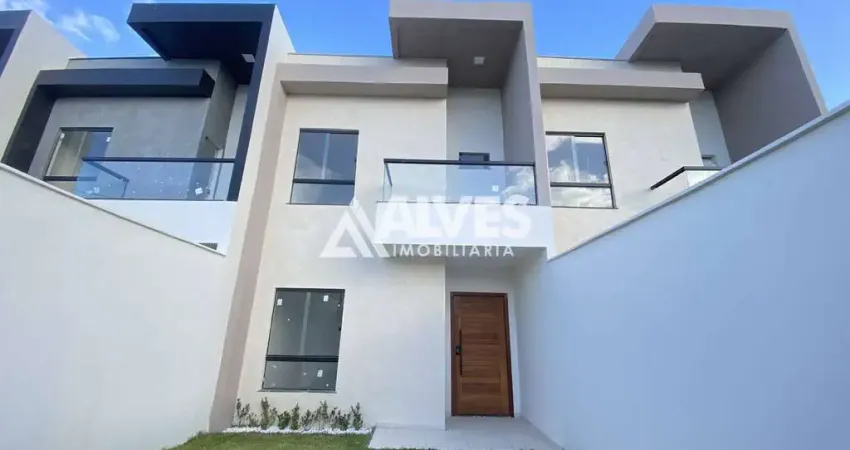 CASA  COM 3 QUARTOS SENDO 1 SUÍTE COM CLOSET  E VARANDA BAIRRO SIM