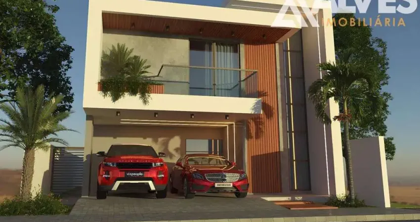 Casa de alto padrão com 4 suítes piscina e área gourmet completa