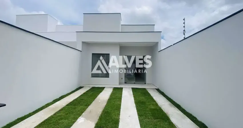 Casa com 3 quartos sendo 1 suíte com escritura grátis no bairro papagaio