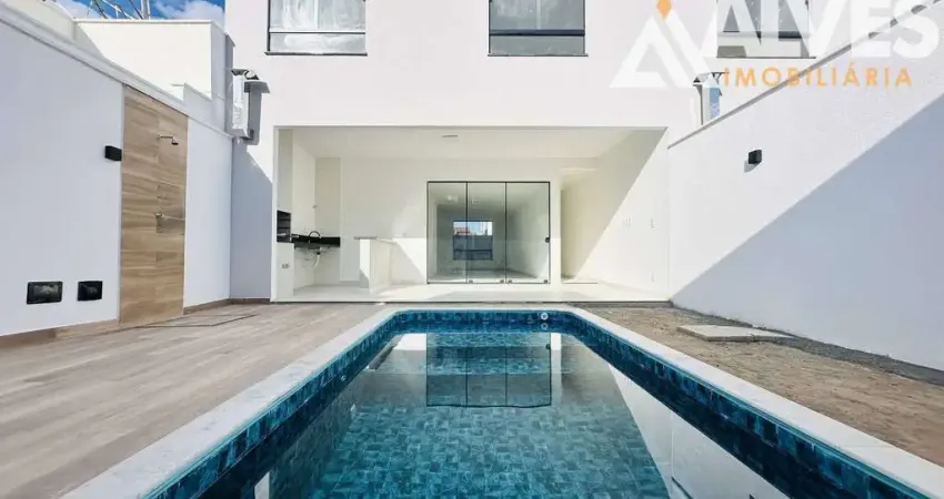 Casa com 3 suítes piscina e área gourmet completa no bairro sim