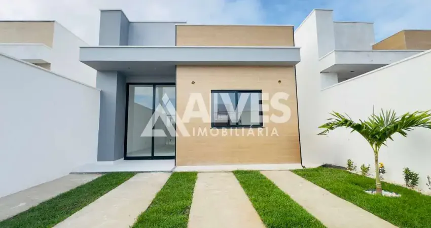 Casa com 2 quartos sendo 2 suítes pronta para morar no bairro sim