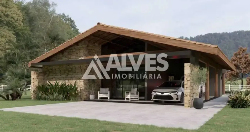 Casa de campo com 3 quartos sendo 1 suíde e área gourmet em condomínio