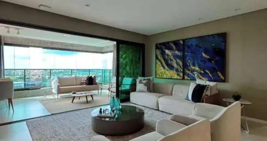 Apartamento mobiliado com 3 suítes e varanda gourmet nascente 7° andar