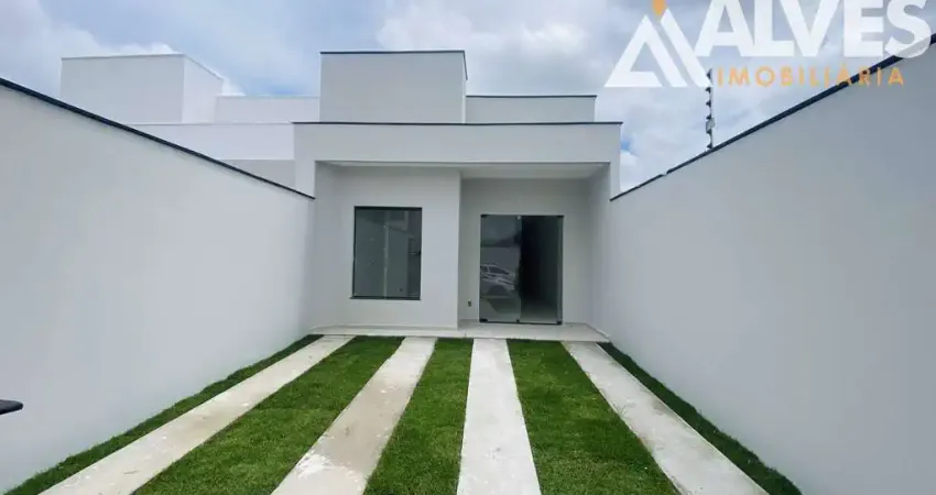 Casa com 3 quartos sendo 1 suíte com escritura grátis no bairro papagaio