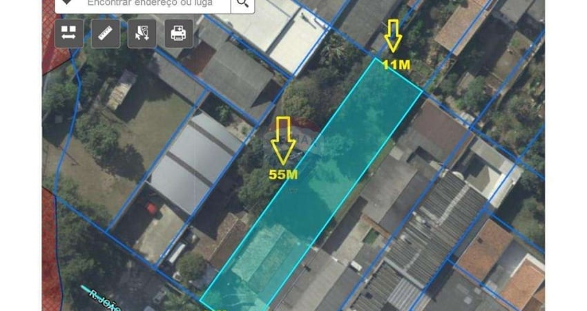 Terreno à venda na Rua João Nicoletti Daros, 219, Xaxim, Curitiba