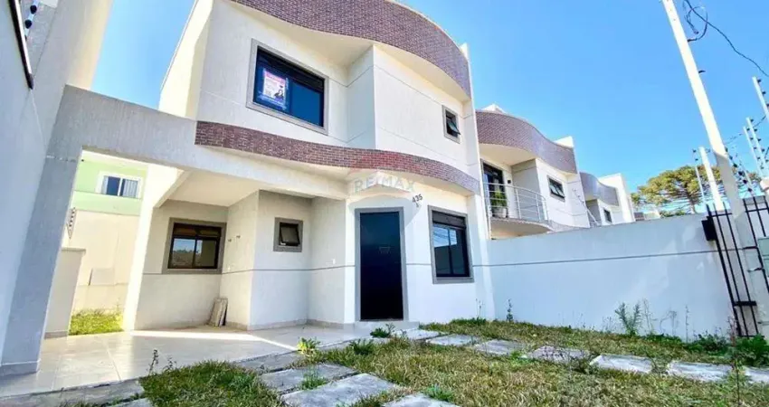 'IMPERDÍVEL: Sobrado novo com 3 quartos, 2 vagas e terraço no bairro Uberaba'