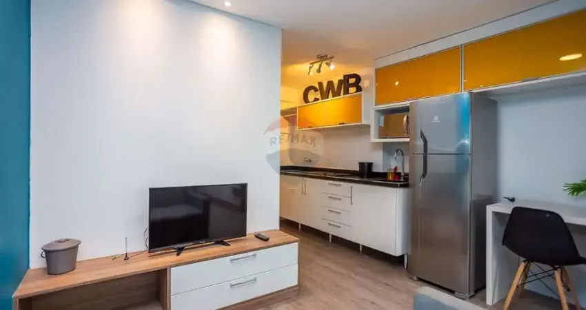 Para locação: Studio mobiliado no Condomínio 7th Avenue Live & Work – Centro, Curitiba/PR