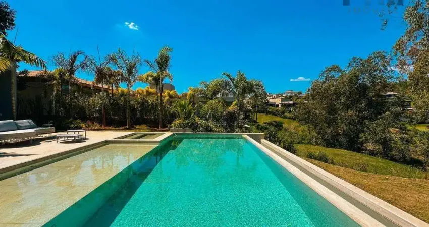 Casa com 5 dormitórios à venda, 600 m² por r$ 9.200.000,00 - condomínio terras de são josé ii - itu/sp