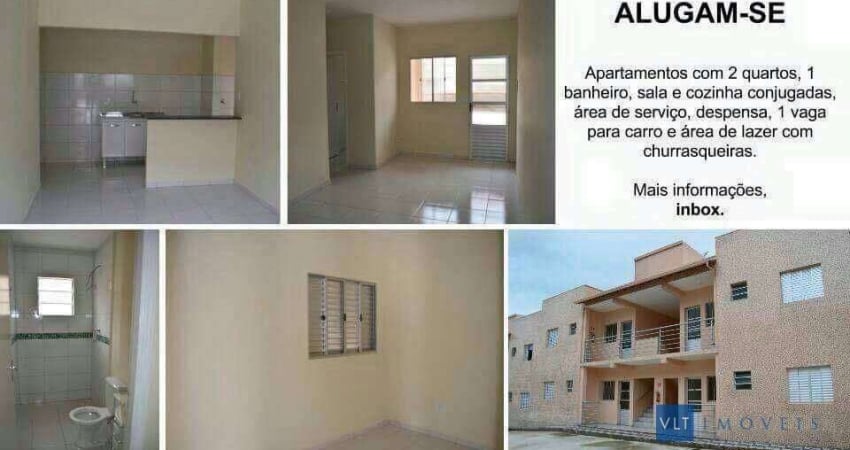 Apartamento com 2 dormitórios para alugar, 60 m² por R$ 1.200,00/mês - Fátima - Pouso Alegre/MG