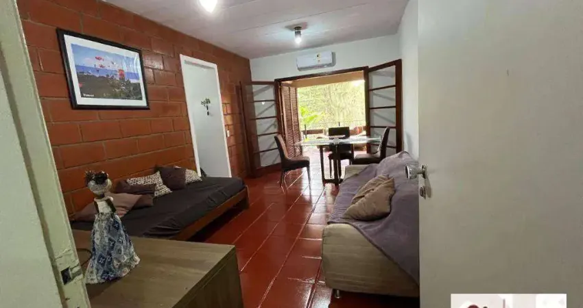 Apartamento com 1 dormitório para alugar, 80 m² por r$ 550,00/dia - itaguá - ubatuba/sp