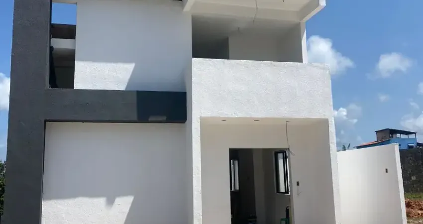 Casa dentro de condominio alto de jaua com vista mar e terraço
