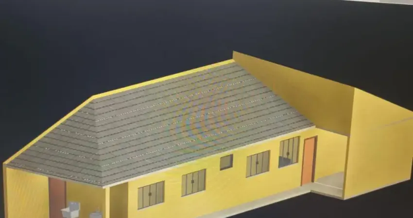 casa c/ 3 quartos, corredor lateral, jardim ouro verde 3, 74 m² construção, 308 m² terreno, sarandi