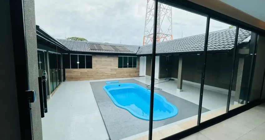 Casa de alto padrão, piscina, 290 m² construção, 390 m² terreno, centro, sarandi