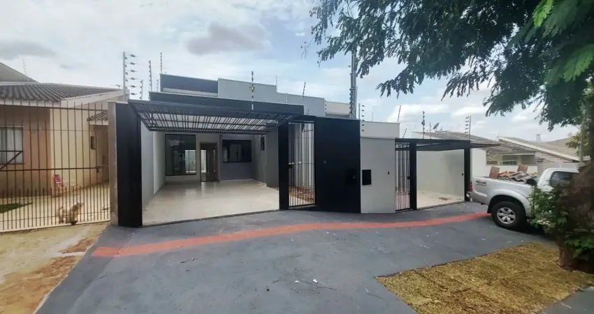 Jardim monte rei, casa c/ 3 quartos (1 suíte), imóvel novo, maringá