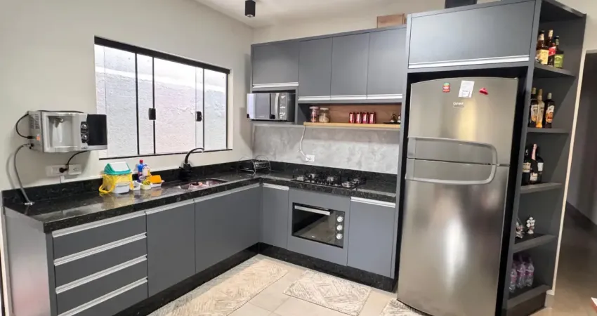 Jardim paris 3, casa semi mobiliada, 130 m² construção, maringá