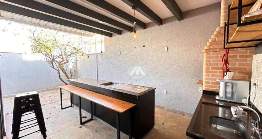 Casa com 3 dormitórios, 168 m²  - Bonfim Paulista - Ribeirão Preto/SP