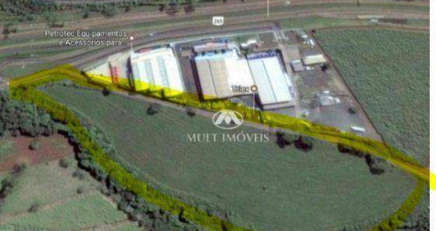 Fazenda em área industrial de Sertãozinho com 88906m² .
