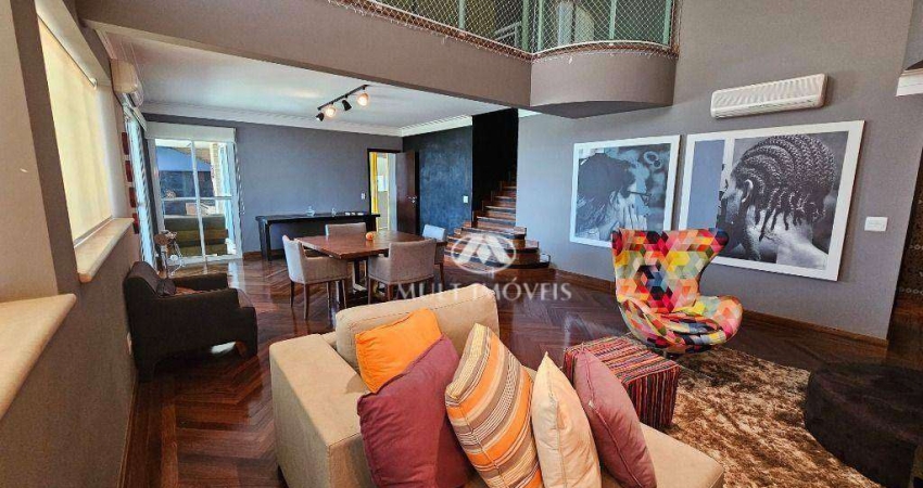 Apartamento duplex mobiliado localizado na Av João Fiusa com 240m² de área privativa.