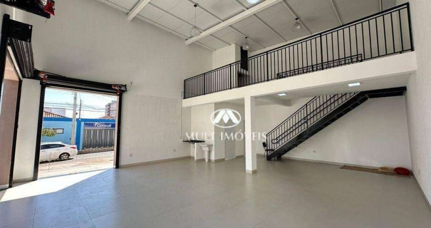Salão Comercial Novo em excelente localização no Bairro Jardim Paulista com 115m², próximo ao Cenourão.