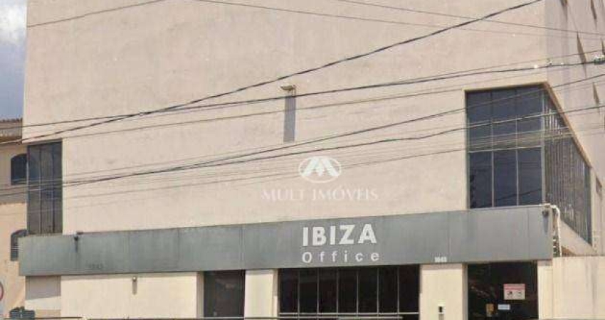 Sala Comercial em excelente localização no Centro Empresarial Ibiza Office com 61,26m² de área privativa.