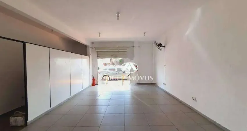 Salão Comercial com 60 m² de Área útil, próximo de avenidas, posto de gasolina e supermercado.