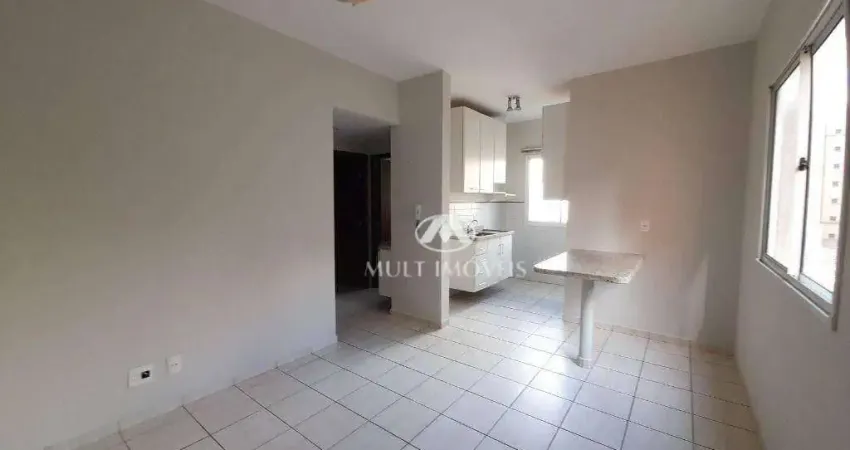 Apartamento com 1 dormitório, 42 m² - venda por R$ 235.000,00 ou aluguel por R$ 1.600,00/mês - Nova Aliança - Ribeirão Preto/SP